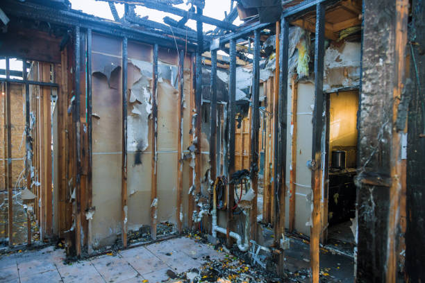 Professional Fire Damage Removal technician working in Contoocook, NH